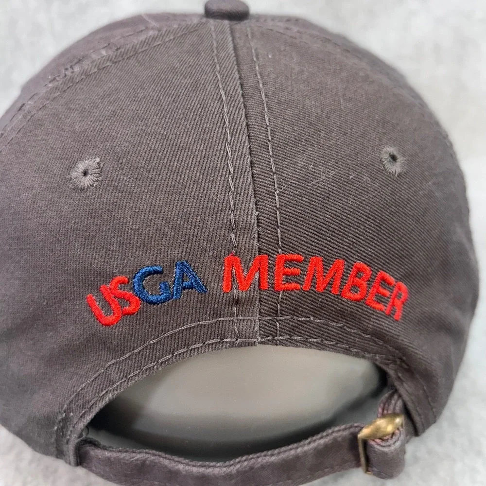 121st U.S. Open Torrey Pines Mens Gray USGA Hat Member Golf Baseball Cap OS